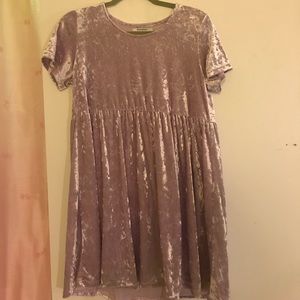 Crushed Velvet Dress